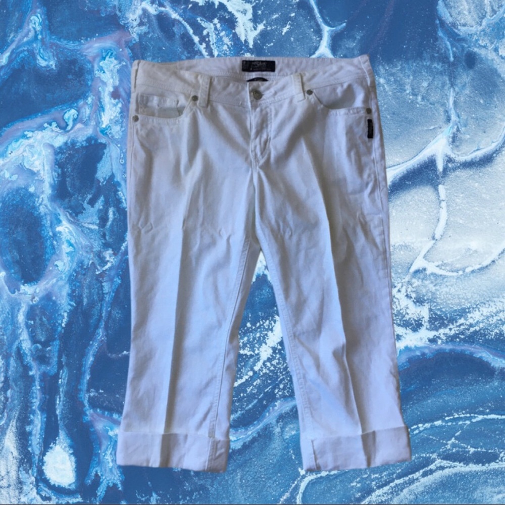 Women’s Silver Suki Mid Capri White W34